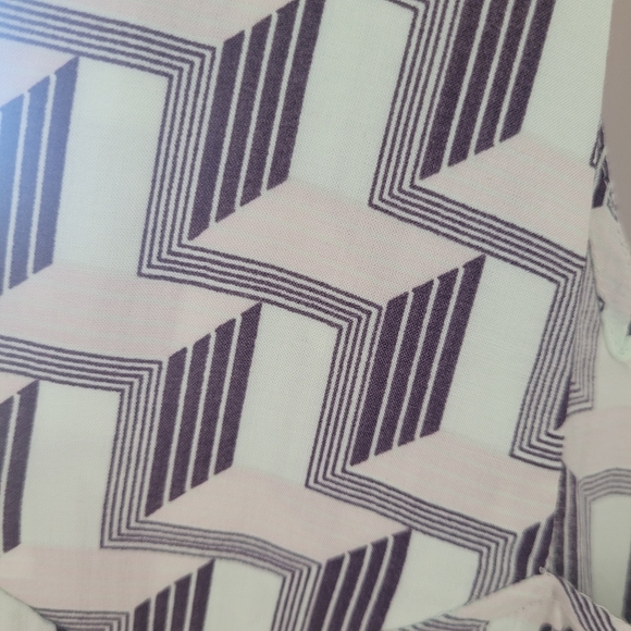 BCBG geometric fabric design light mint green maxi sleeveless dress Size XS - Picture 3 of 5